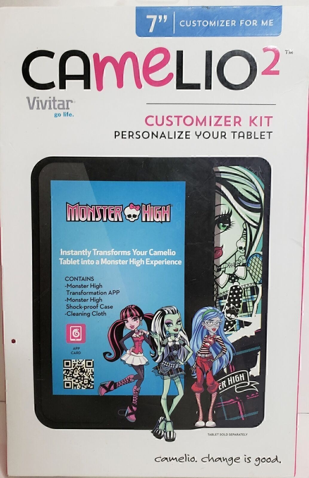 Camelio2 Customizer Kit for 7" Tablet Vivitar Monster High New