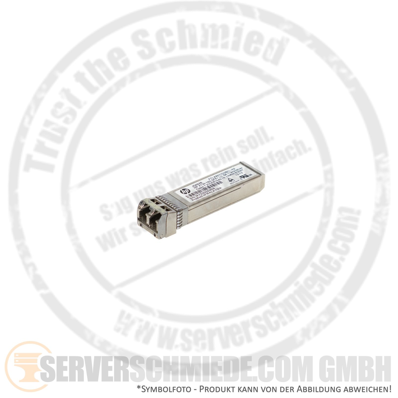 HP Original 10Gb LC Duplex SFP+ Transceiver 850nm SR JD092B X130 FTLX8571D3BCL-H