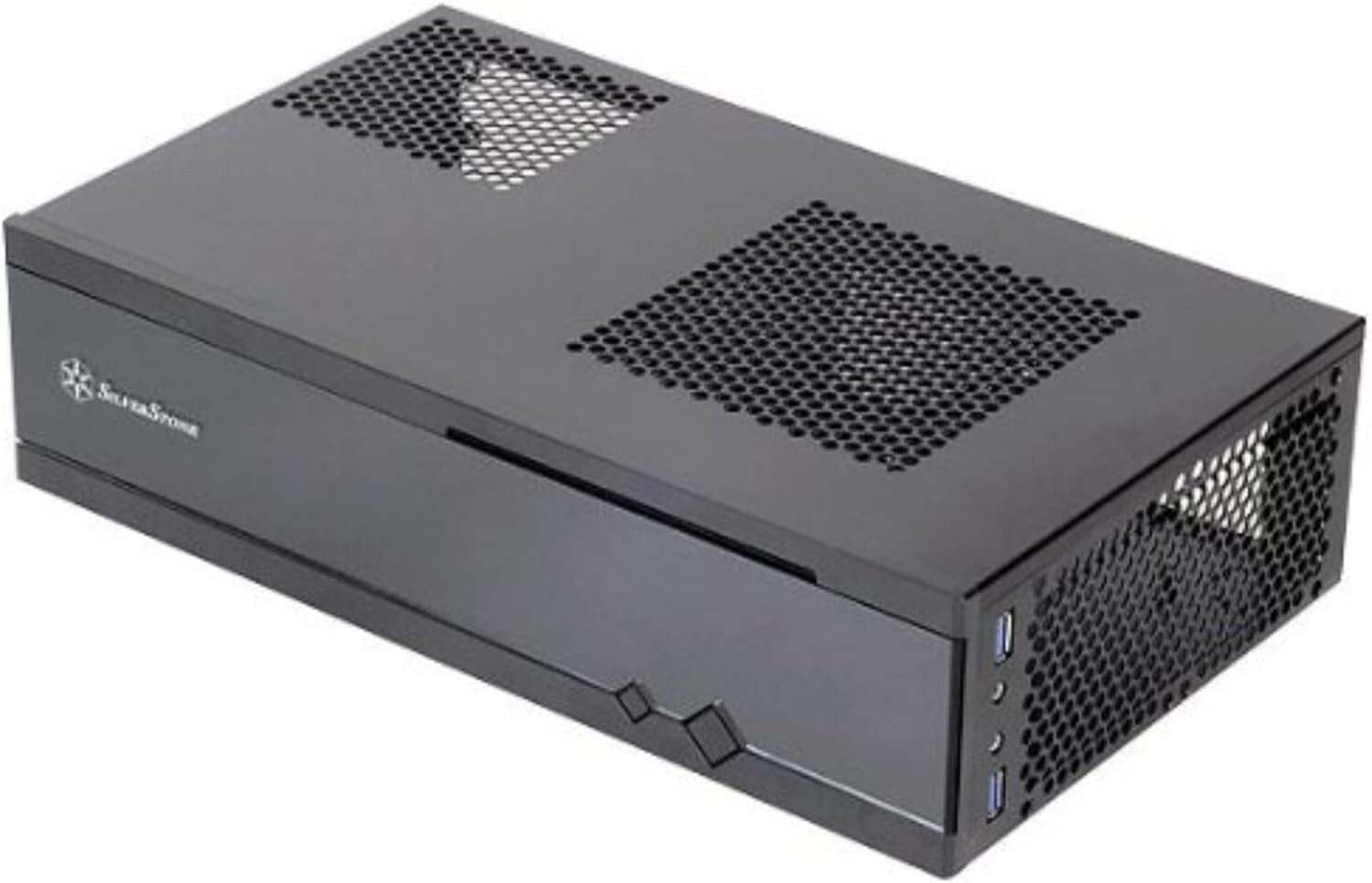 Silverstone 0.8mm Steel Body Tek Acrylic Front Panel for Mini-ITX Media Center