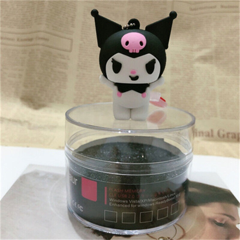My Melody Kuromi Cute 32GB USB 2.0 Flash Drives Memory Stick Cartoon Pen Drive