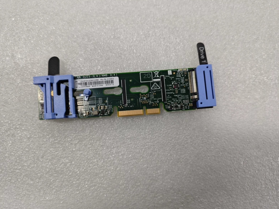 Lenovo 01KN512 ThinkSystem Dual M.2 Backplane Card Tray Mirroring Enablement Kit