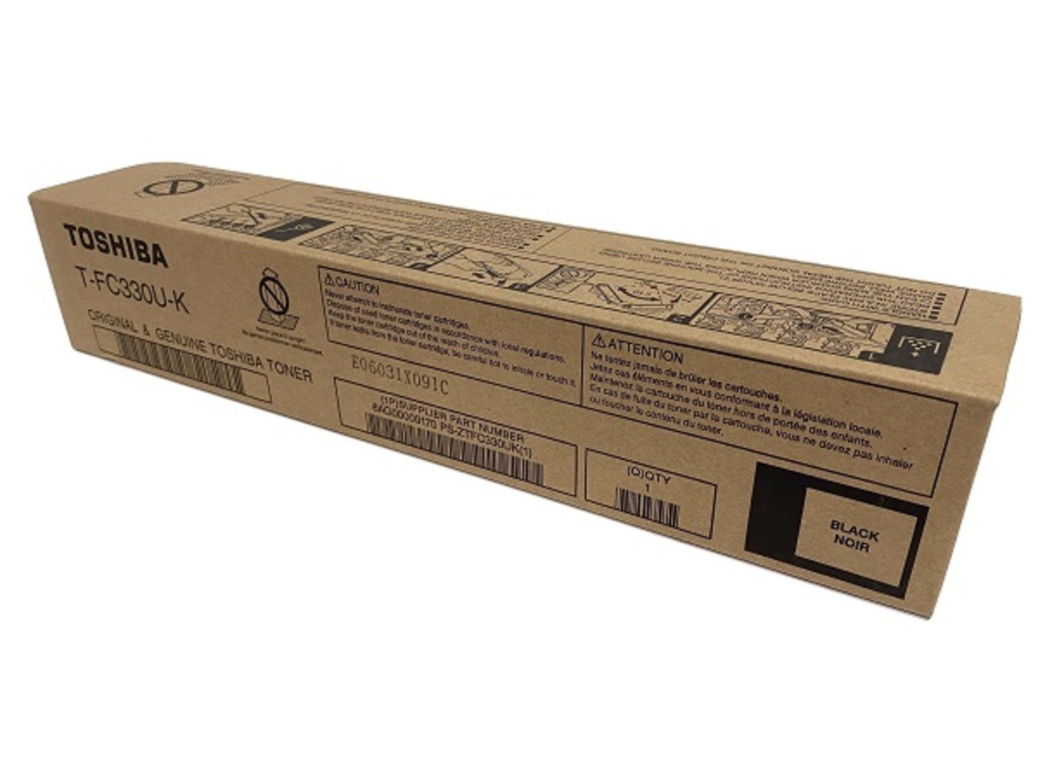 Genuine Toshiba T-FC330U-K Black Toner Cartridge