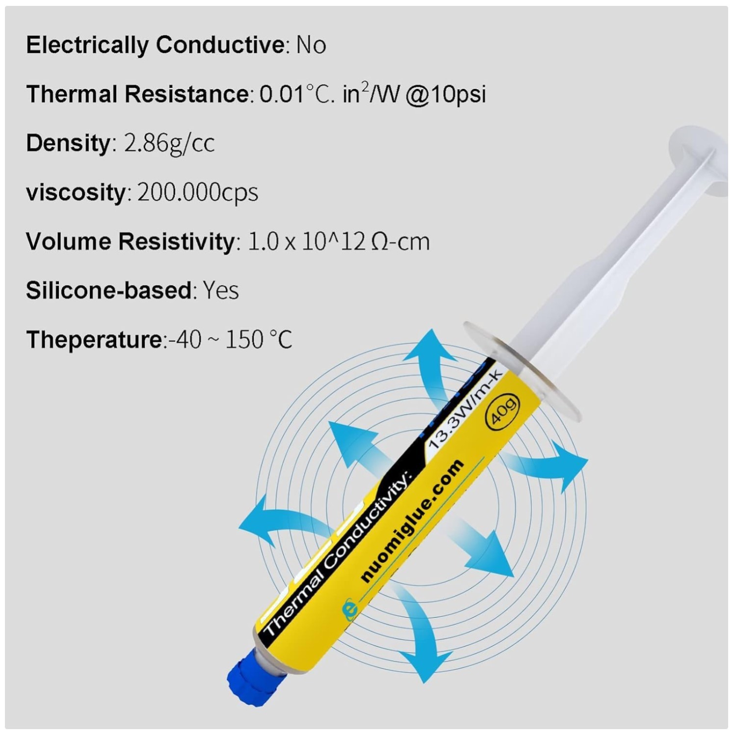 Broad Compatibility 80g Carbon Thermal Compound for CPU GPU