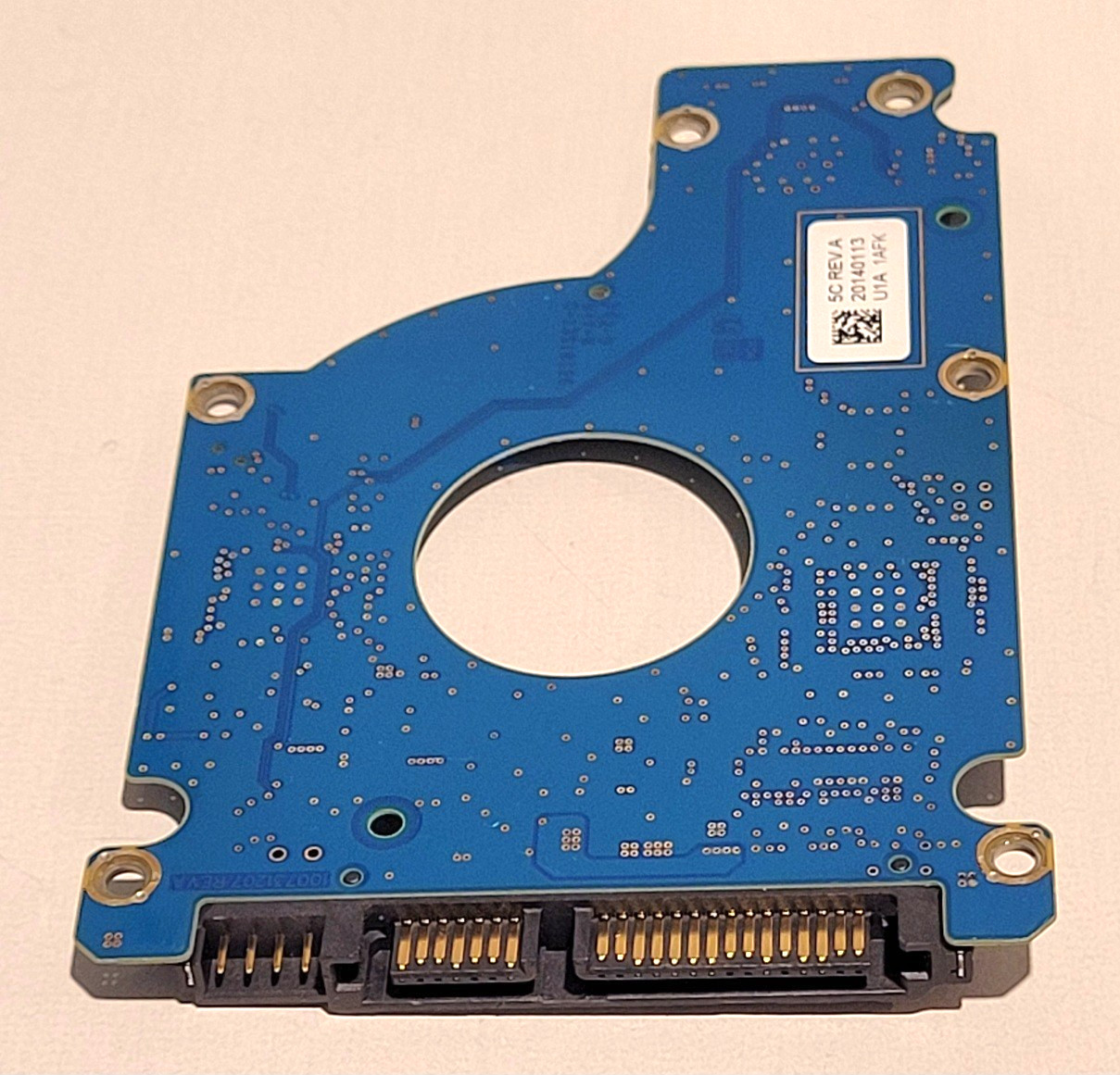 PCB ONLY 100731207 REV A SAMSUNG QR:  5C REV.A 20140113  2.5" SATA