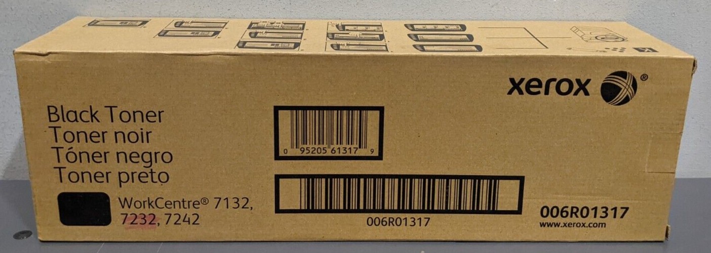Xerox Genuine 006R01317 Black Toner Cartridge Brand New Sealed 
