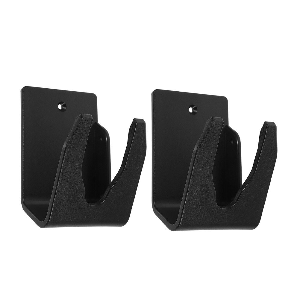 Black Durable Plastic Barcode Scanner Wall Mount Holder for Retail Use