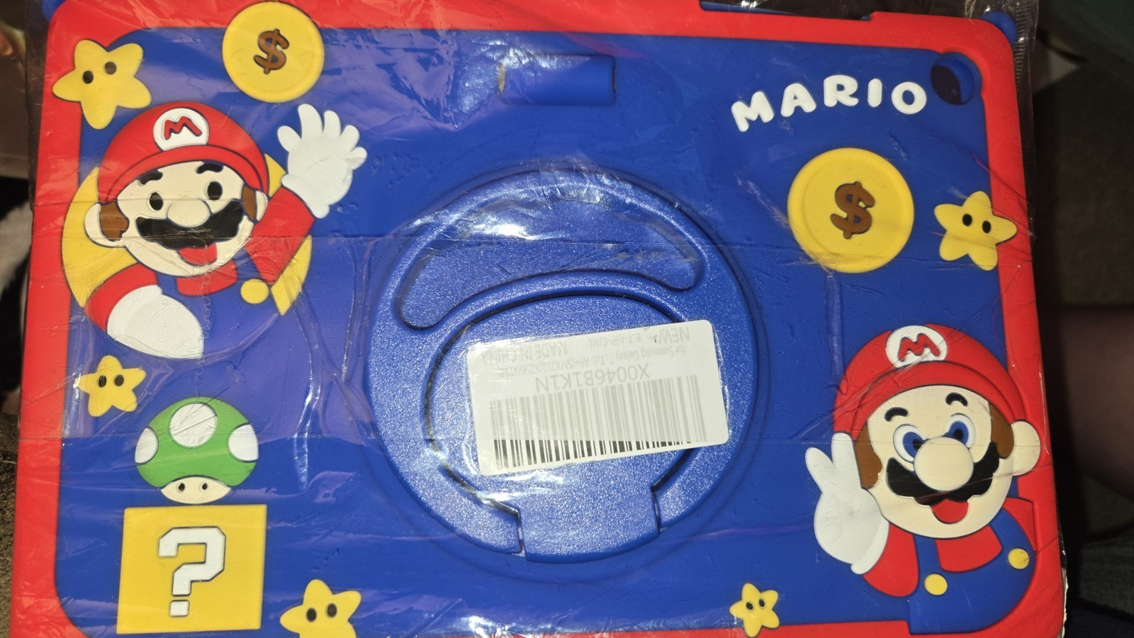 Super Mario Case Samsung Galaxy Tab A9+ 11" Kids Shockproof Stand Strap New