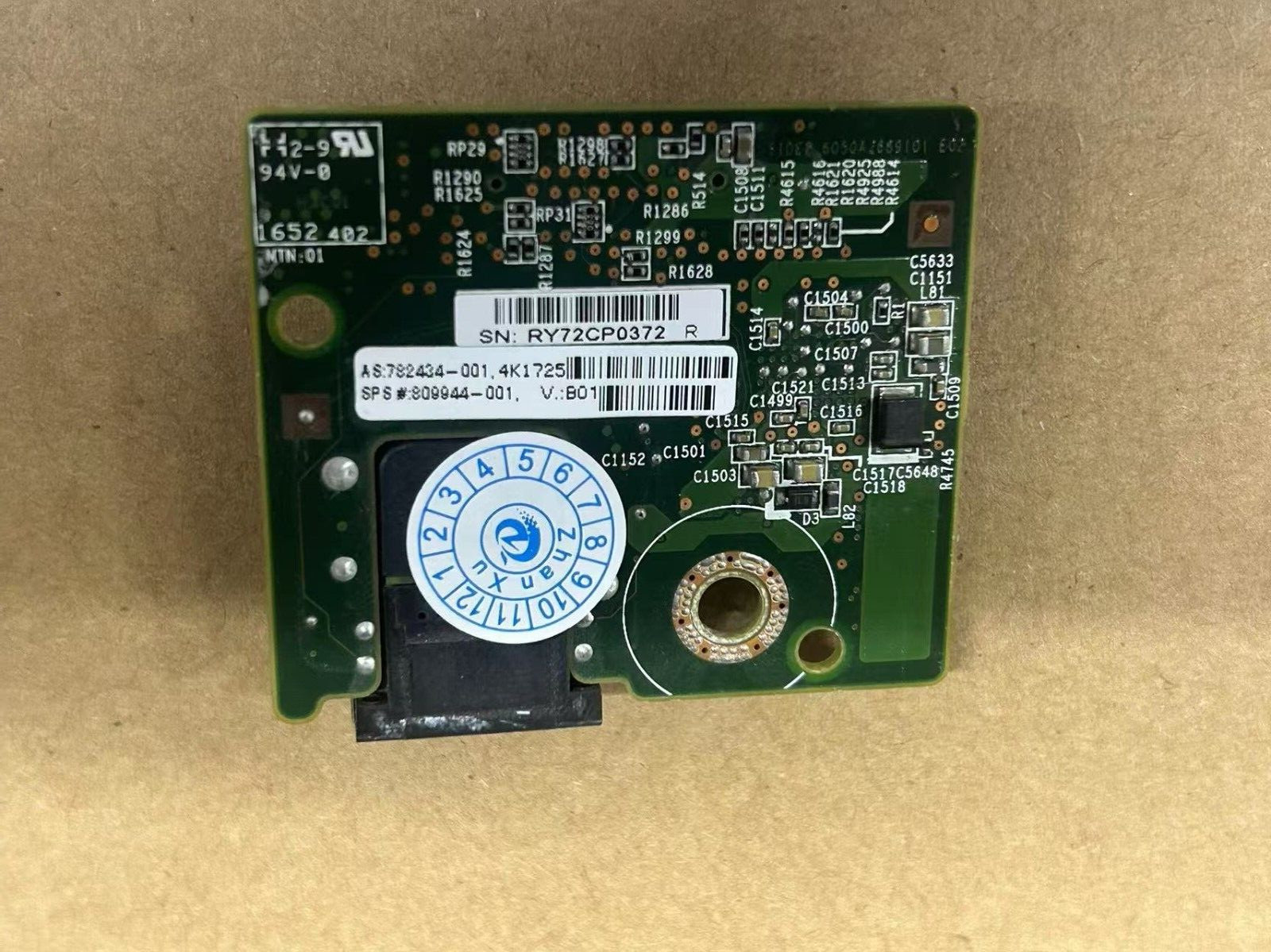 809944-001 HP 782434-001 HPE Apollo 4200 Gen9 G9 ILo4 Management Port Module