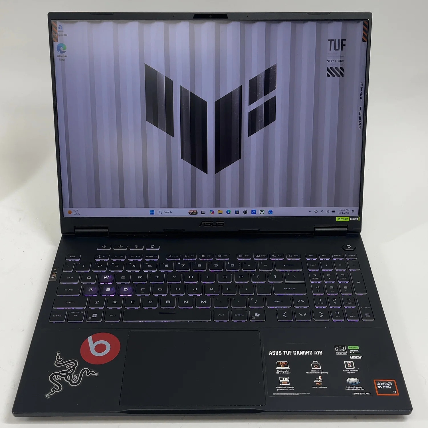 Asus TUF A16 FA608UP 16" Ryzen 9 270 4.0GHz 32GB RAM 1TB SSD GeForce RTX 5070