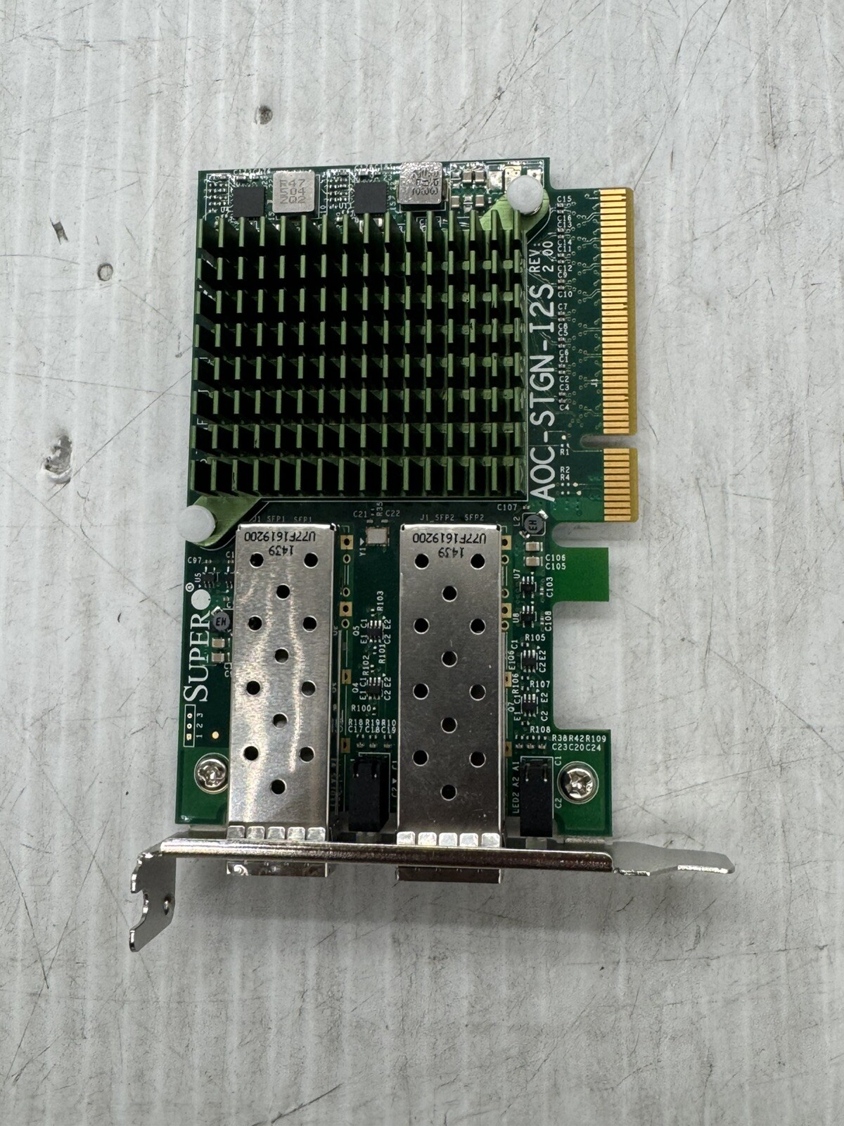 Supermicro Intel X520-DA2 Dual Port AOC-STGN-I2S Network Adapter Controller