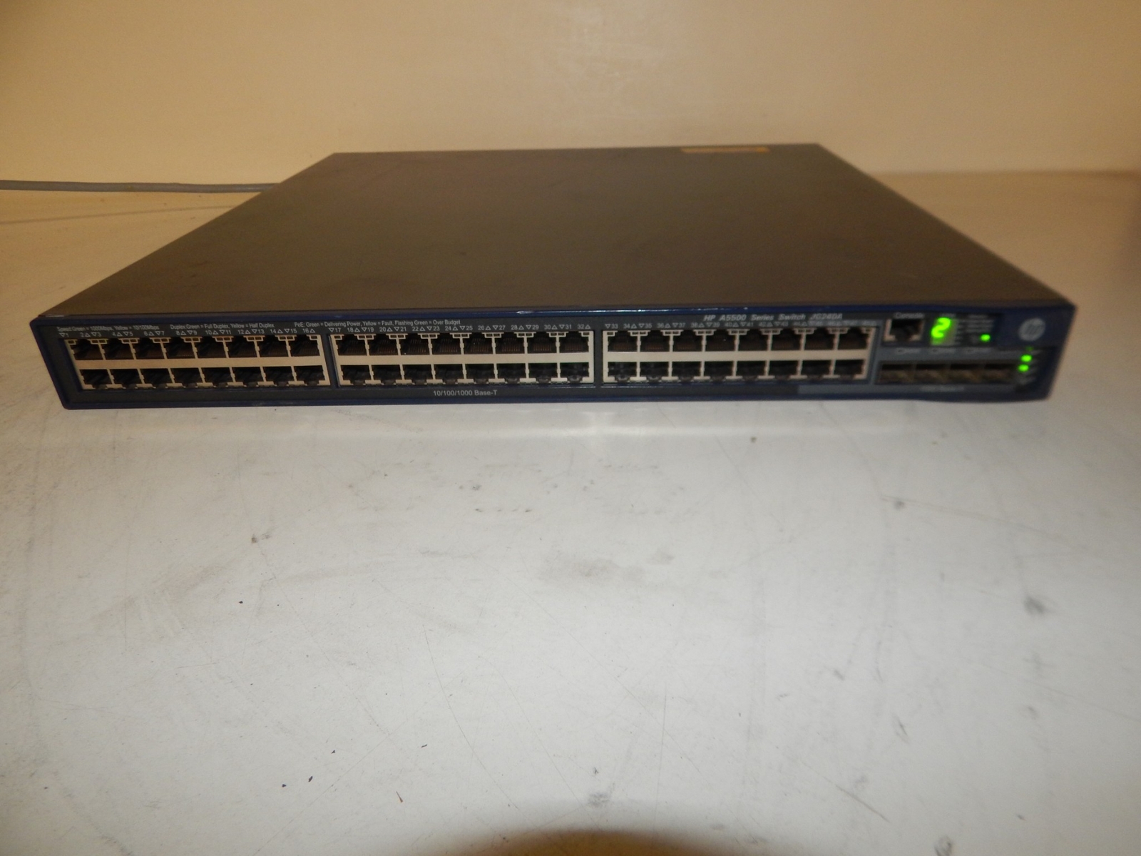 HP A5500-48G-POE JG240A 48-Port Gigabit Ethernet Switch /(MHJ32)