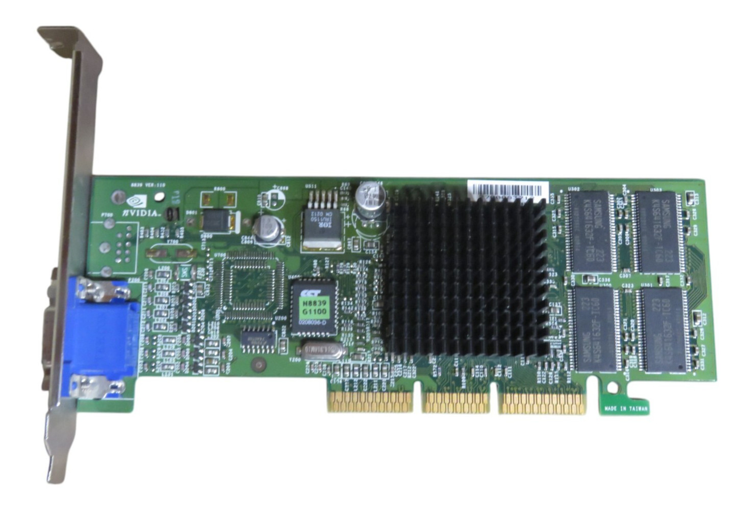 Nvidia MS-8839 AGP GeForce2 MX200 32MB AGP Video Card 6002262