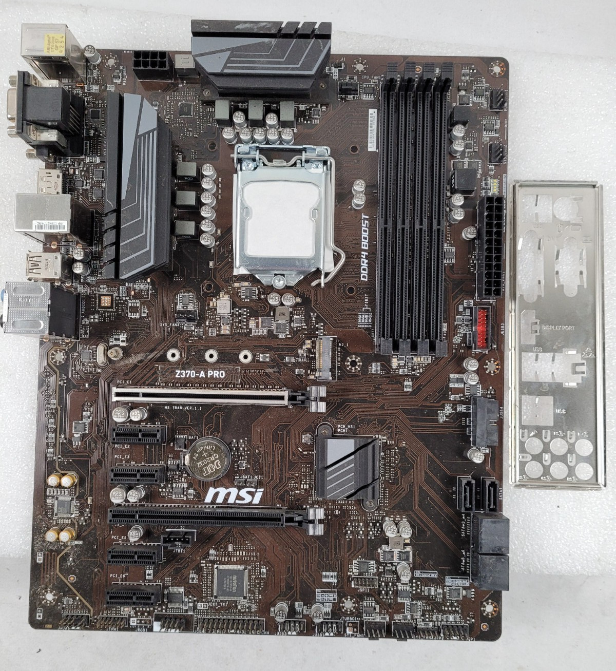 MSI Z370-A PRO ATX LGA 1151 DDR4 Motherboard