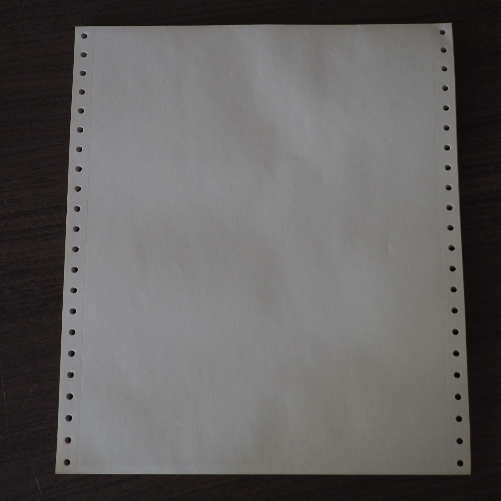 Vintage Continuous Dot Matrix Printer Paper Tractor Feed 8.5x11 40 Sheets NOS