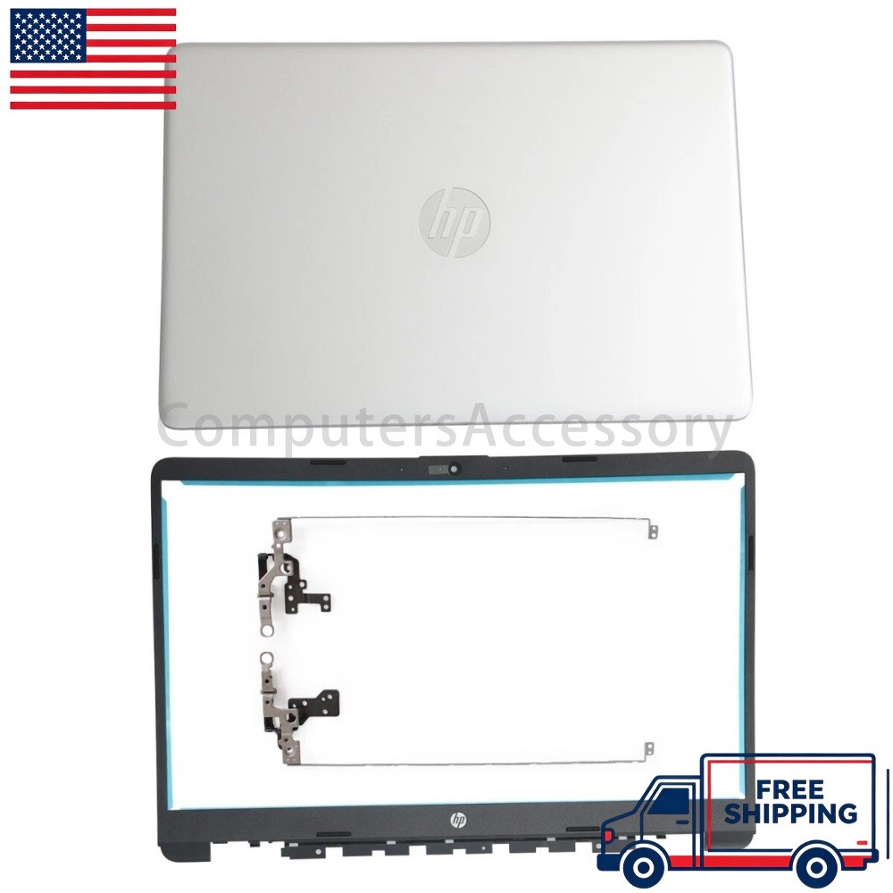 New For HP 15-DY 15-EF 15S-EQ 15S-FQ LCD Back Cover + Bezel + Hinges  L63603-001
