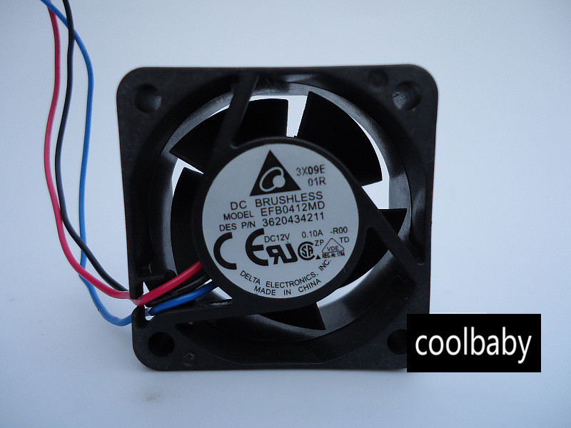 Mouse over image to zoom New-Delta-4020-EFB0412MD-Fan-40-40-20mm-DC12V-0-10A-3p