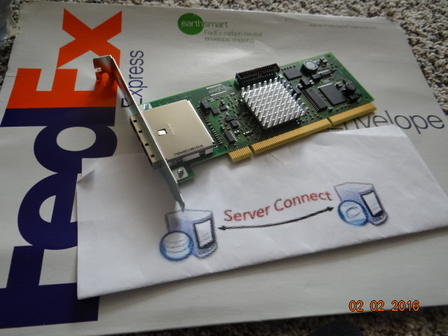 44V4414 IBM PCI-X DUAL CHANNEL DDR x4 SAS HBA 44V4413 44V8579 ADAPTER