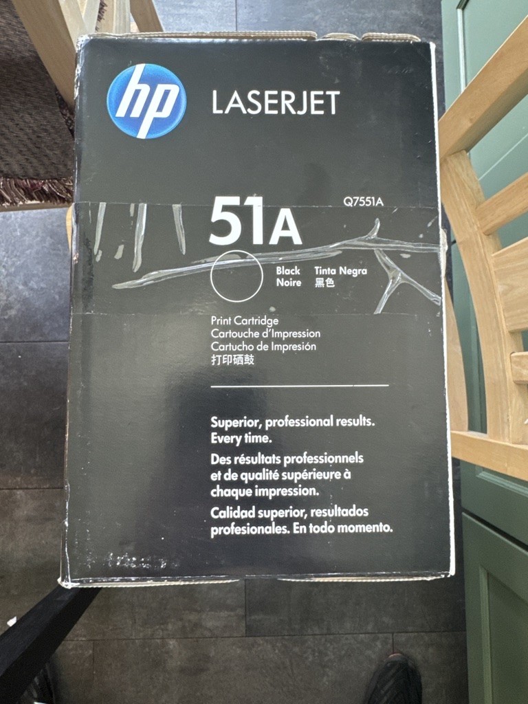HP LaserJet 51A Black Print Cartridge (Q7551A)