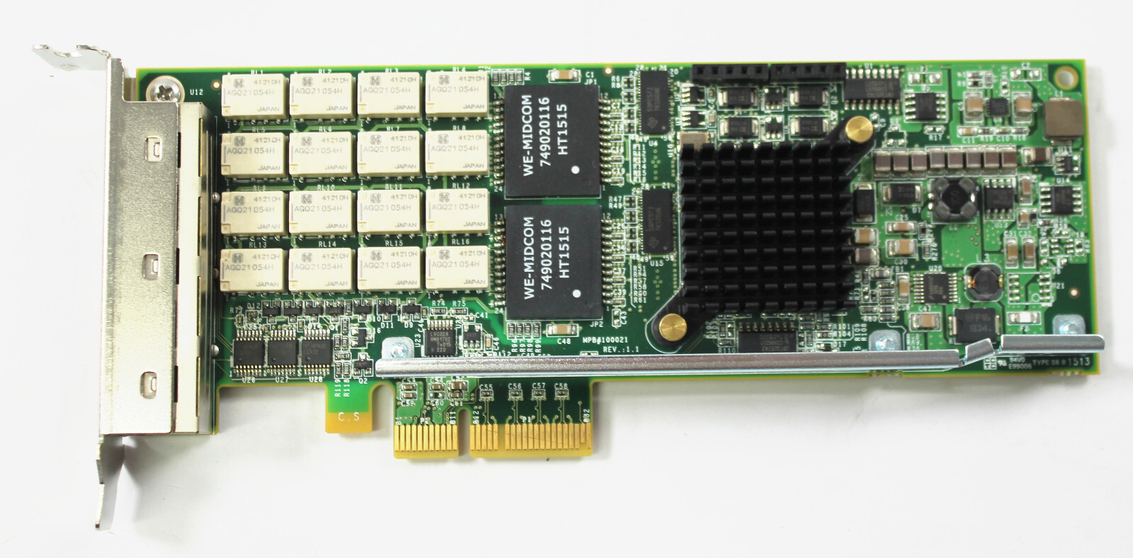 Dell 1FT3W Quad-Port Ethernet Card Silicom PE2G4BPI35L-SD Low Profile Bracket 