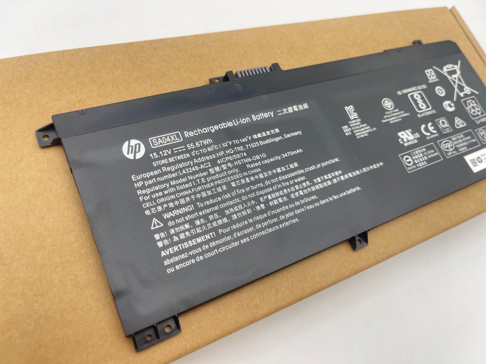 OEM 15.12V 55.67WH SA04XL Battery For HP Envy x360 HSTNN-OB1F L43267-005 SAO4XL