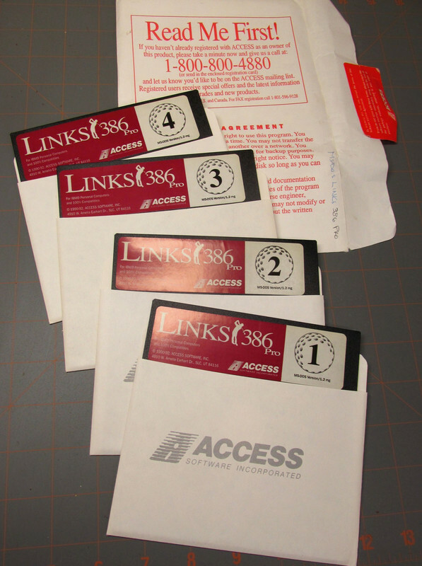 Floppies Links 386 pro With borland c++ 5.25 " disks ASIS vintage discs old WL