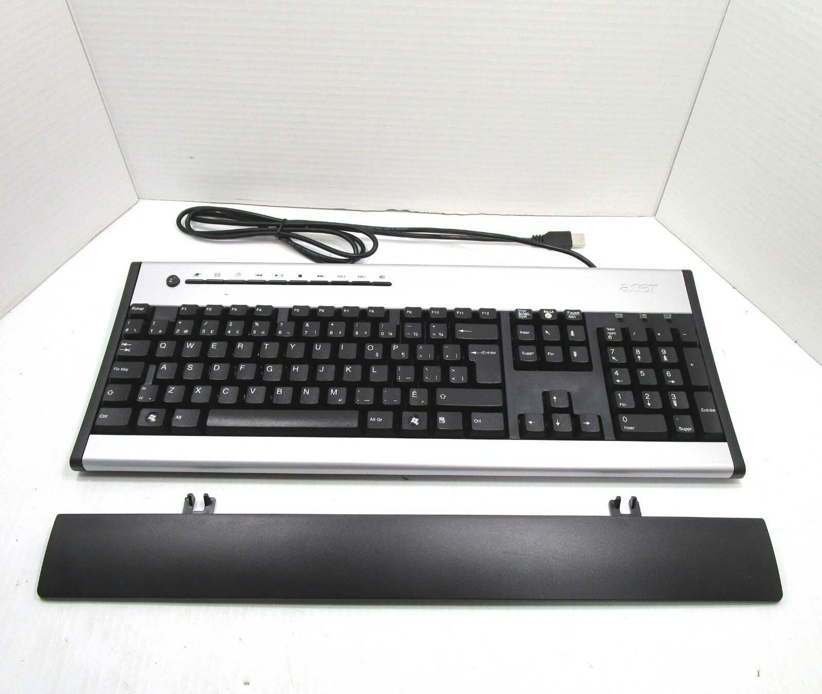 ACER KU-0355 French Canadian USB Wired Desktop Keyboard with Palm Rest