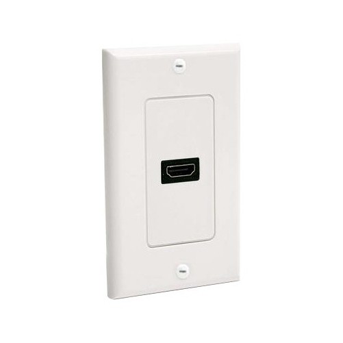 Startech HDMIPLATE HDMIPLATE SINGLE OUTLET FEMALE HDMI WALL PLATE WHITE