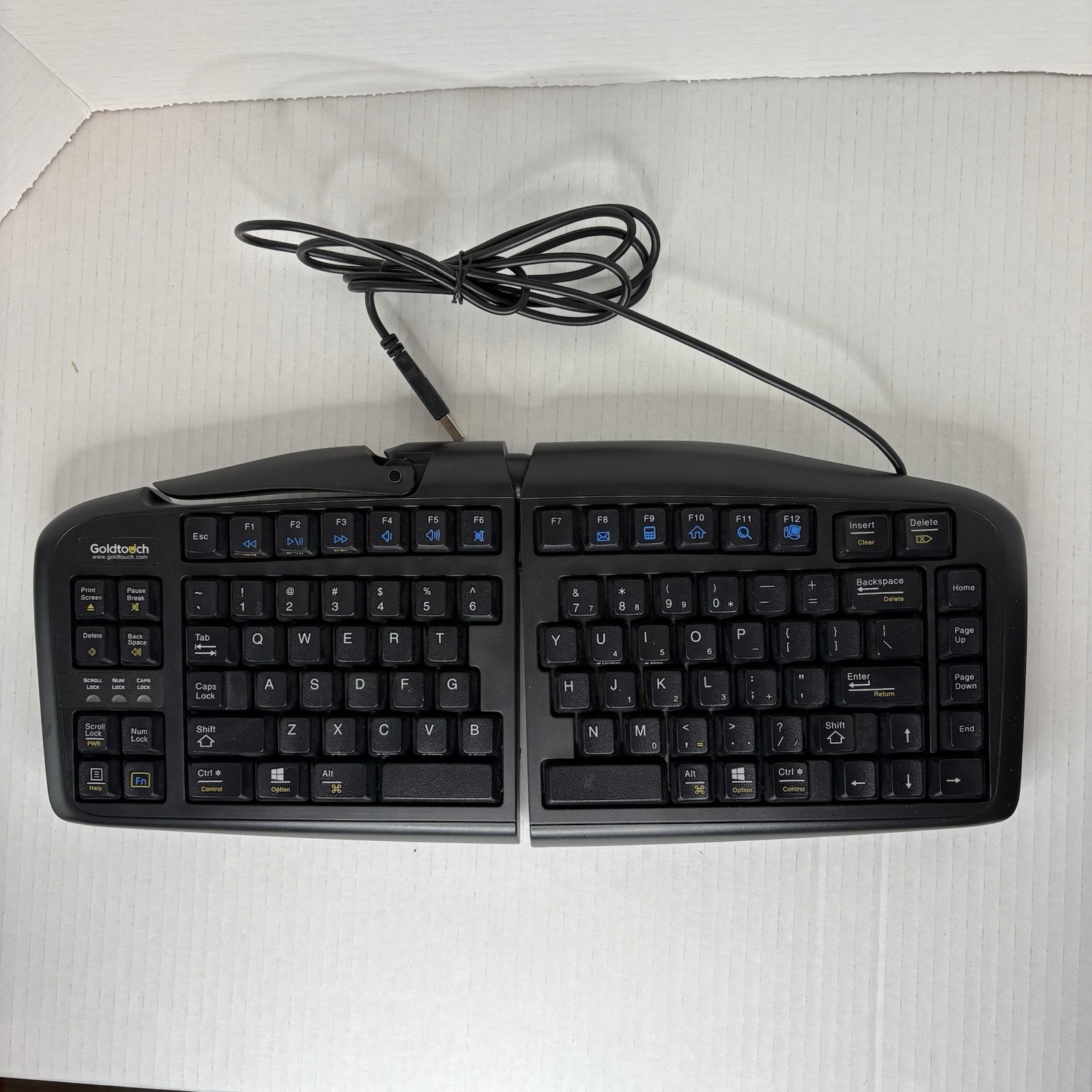 Goldtouch SK-2720 Ergonomic Adjustable Split Keyboard – Tested Working Pre-owned