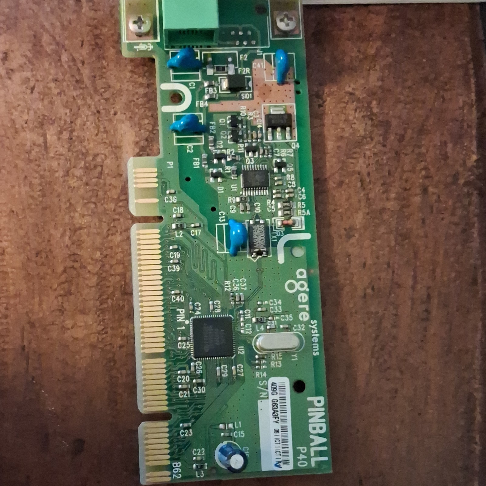 Agere Systems Pinball P40 PCI 56 KBps RJ-11 Modem Card For HP 5188-2898
