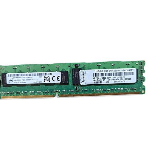 LENOVO 00D5026 4GB PC3L-128000 CL11 EDD DR3 1RX4 MEMORY RDIMM IBM 00D5024