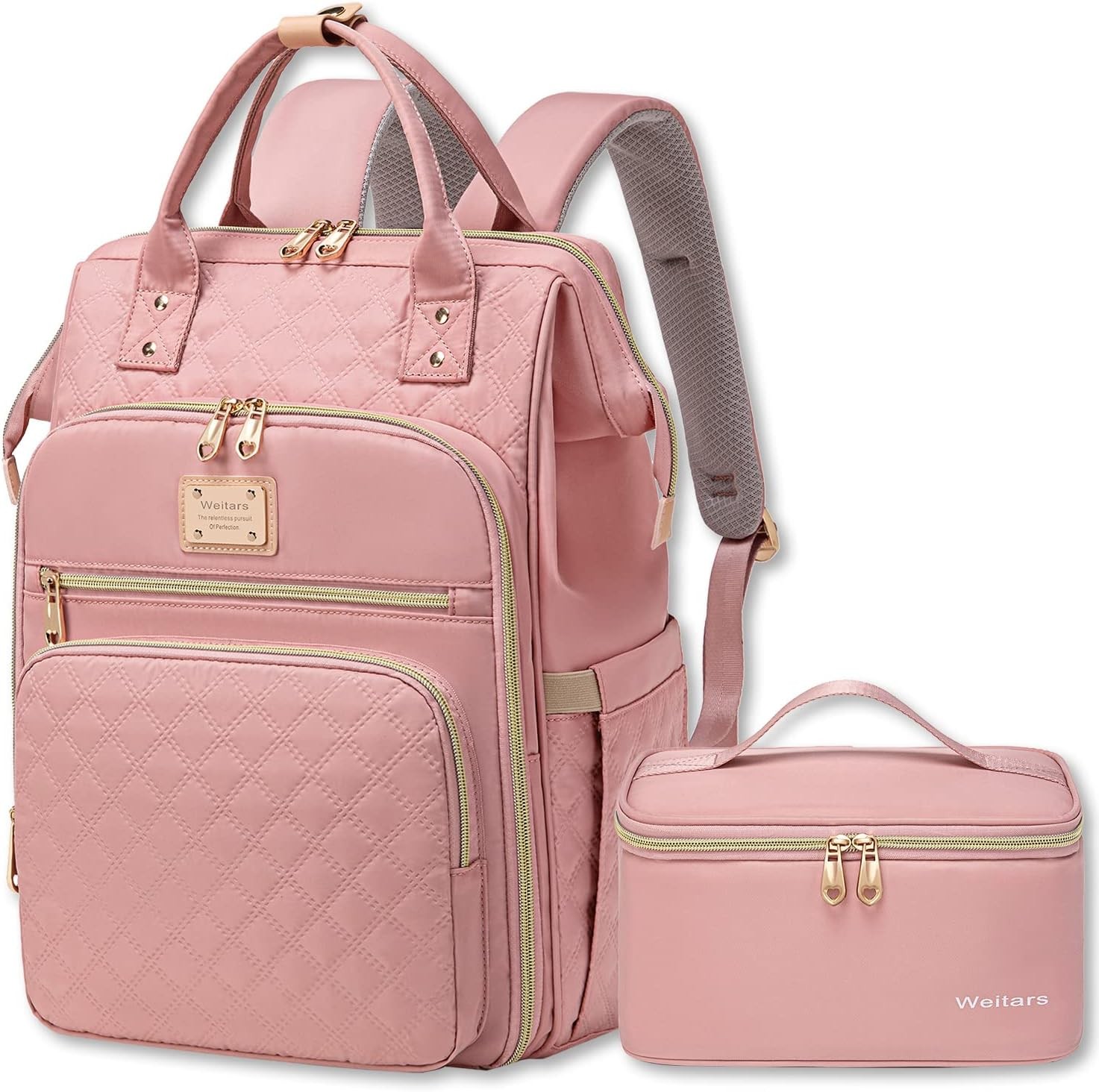 Weitars Lunch Backpack For Women,15.6 Inch Laptop Backpacks For Womens Back p...