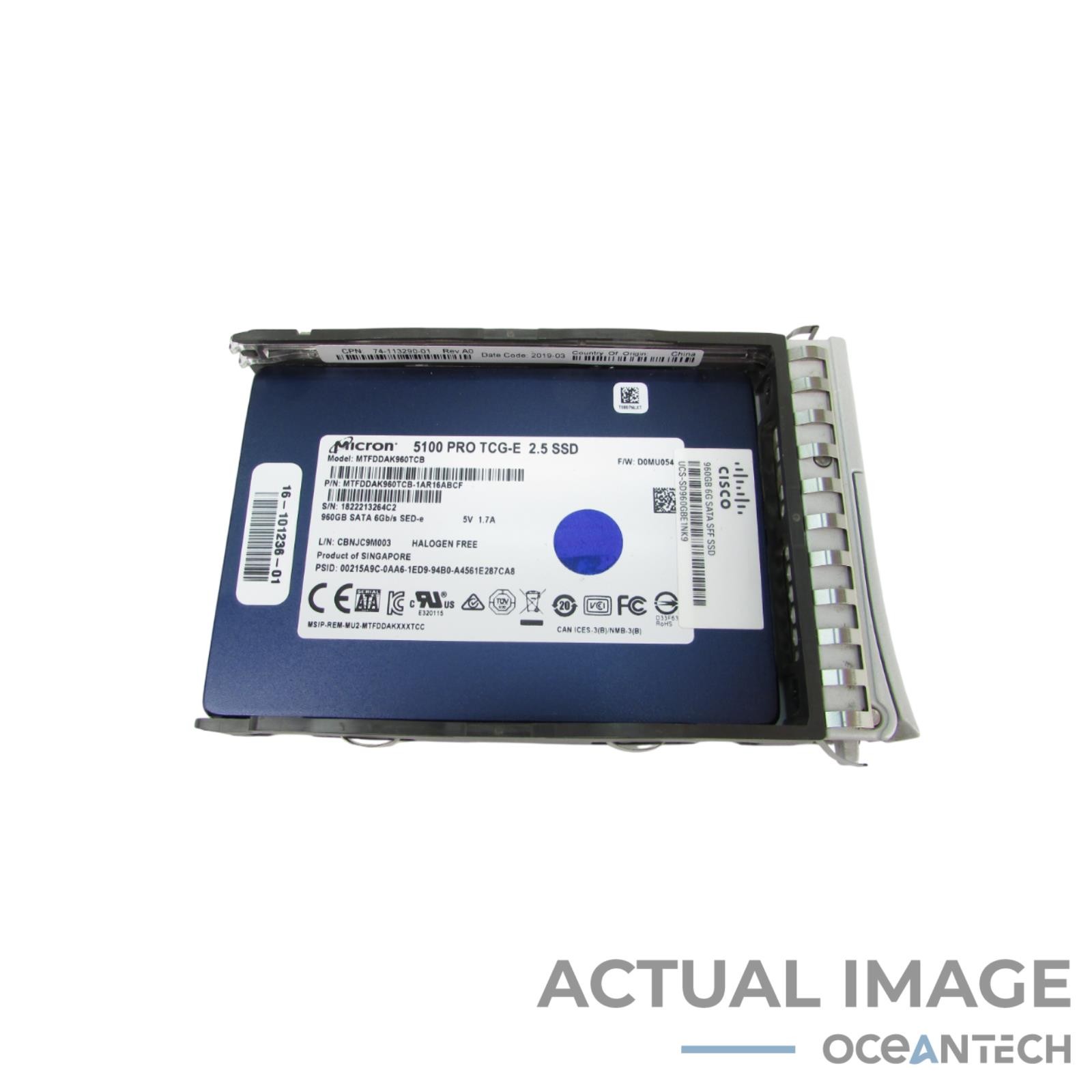 Cisco/Micron UCS-SD960GBE1NK9 960GB SAS Hard Drive for UCS Server Grade B