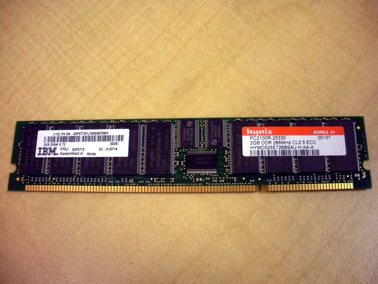 IBM 00P5773 2GB (1x 2GB) Memory DIMM