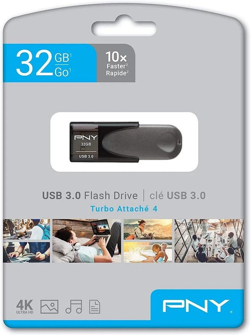 PNY 32GB 64GB 128GB 256GB Flash Drive Attache Turbo Attache USB Wholesale lot