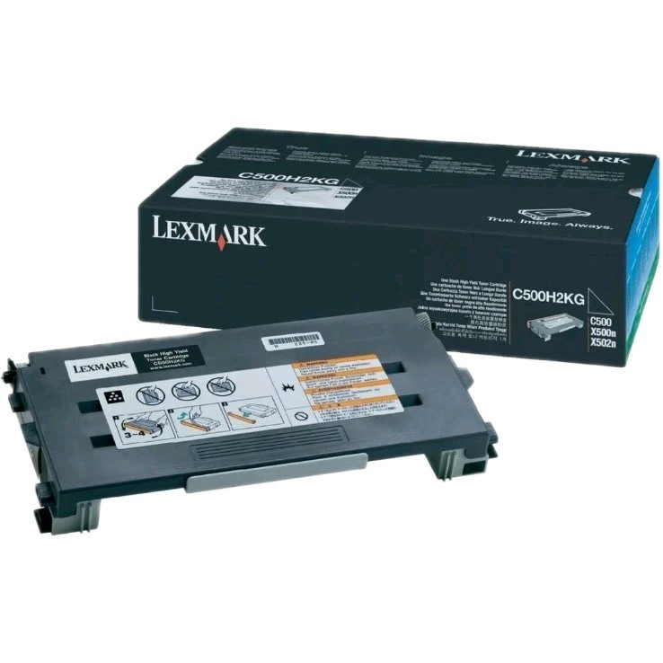Genuine Lexmark C500H2KG Black Toner High Yield C500 X500 X502 New Sealed OEM