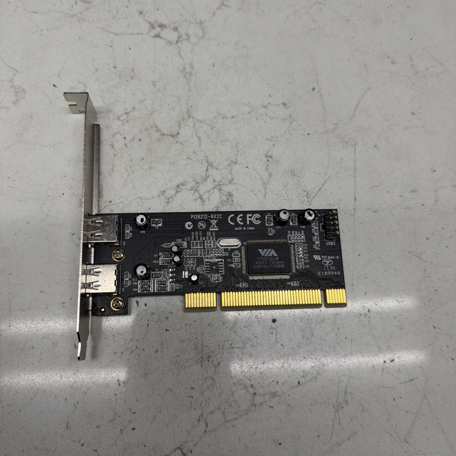 Lindy PI26212-6X2C Ersatzteil PCI 2x port USB 2.0 Card Karte intern Typ A