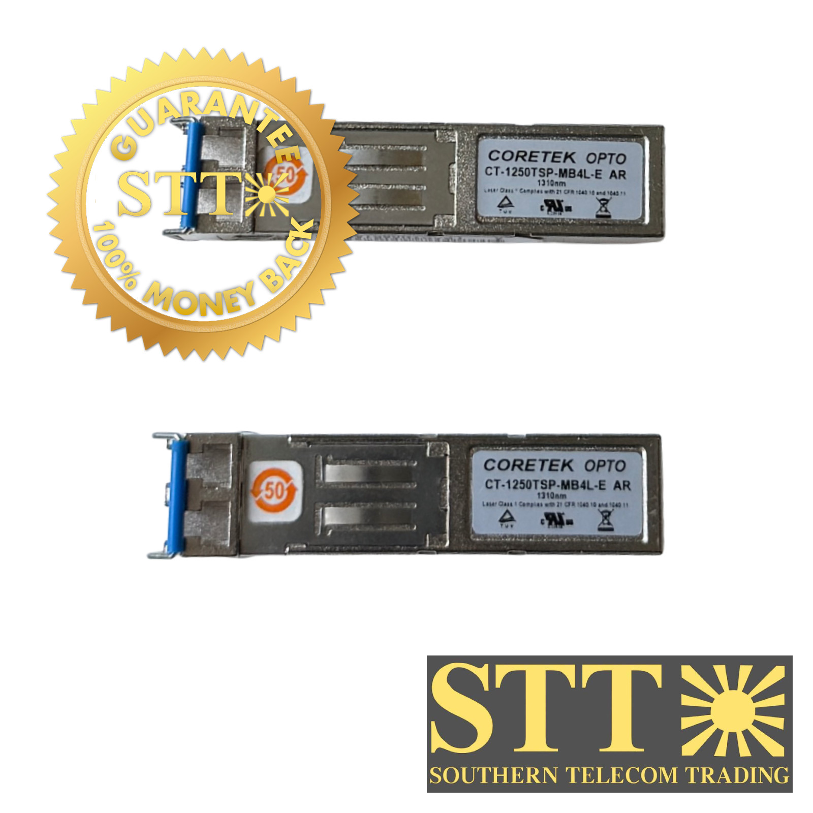 1184561PG1 ADTRAN OPTI-6100 MX TRANSCEIVER SFPSOOTAD9JAC ( LOT OF 2)