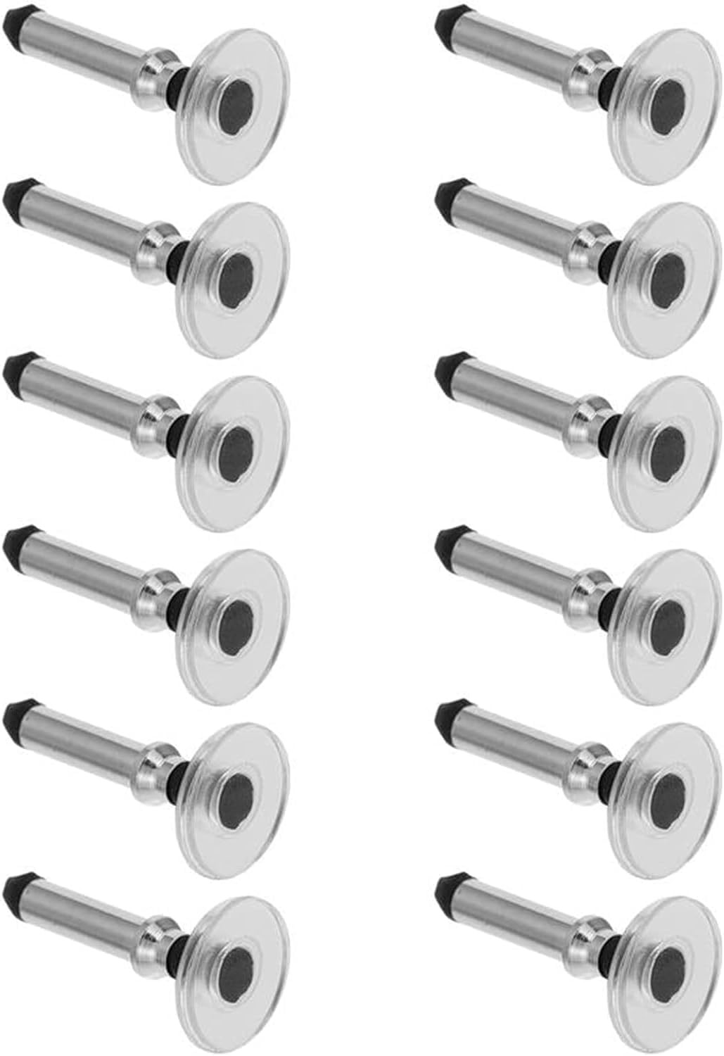 12 Pcs Silver Universal Stylus Replacement Tips, Disc Tips round Shape Replaceab