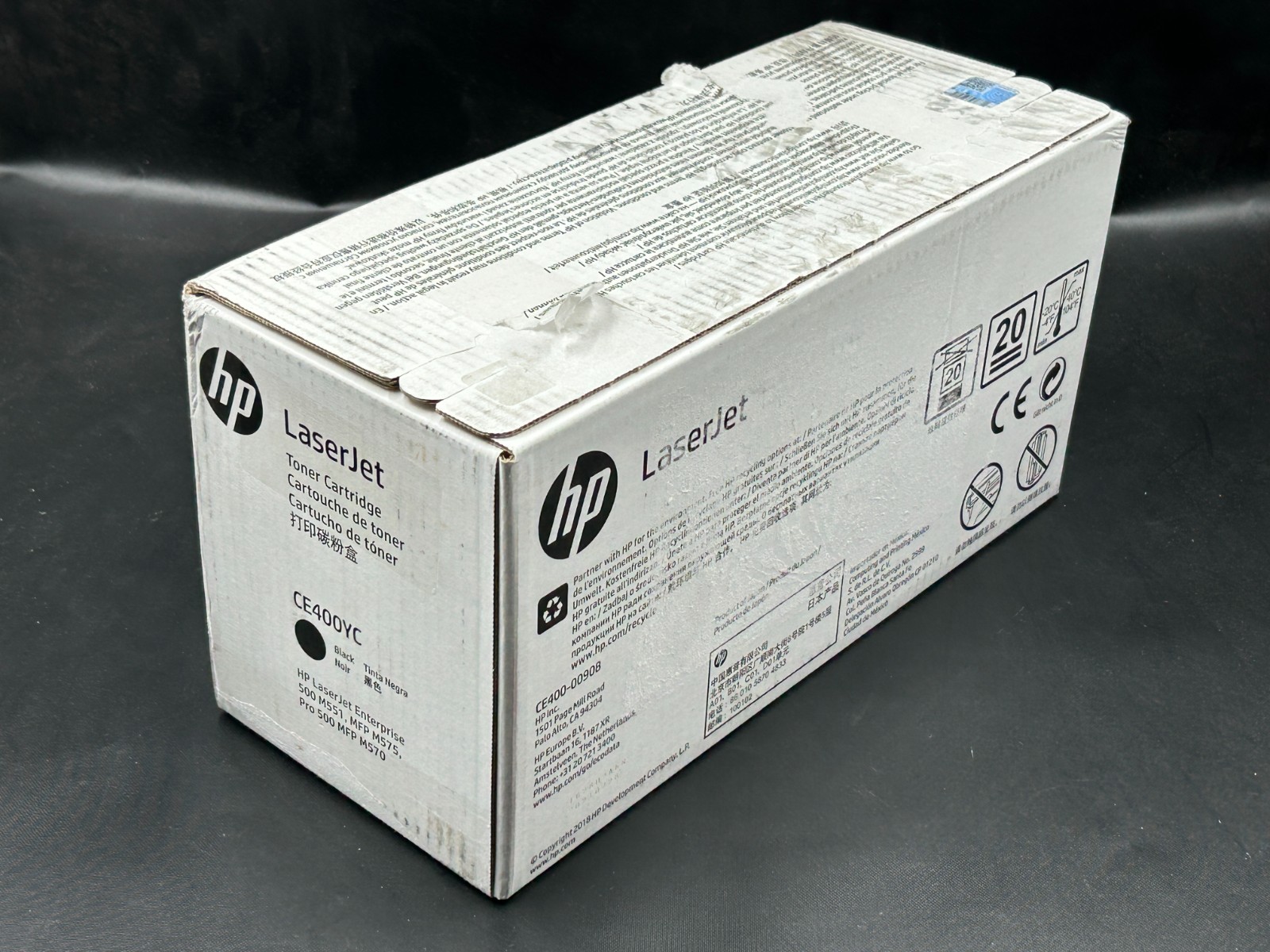 NEW Genuine HP CE400YC Black Toner Cartridge