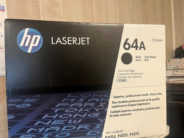 HP CC364A 64A HP LJ P4014/P4015 - NEW SEALED BOX. 