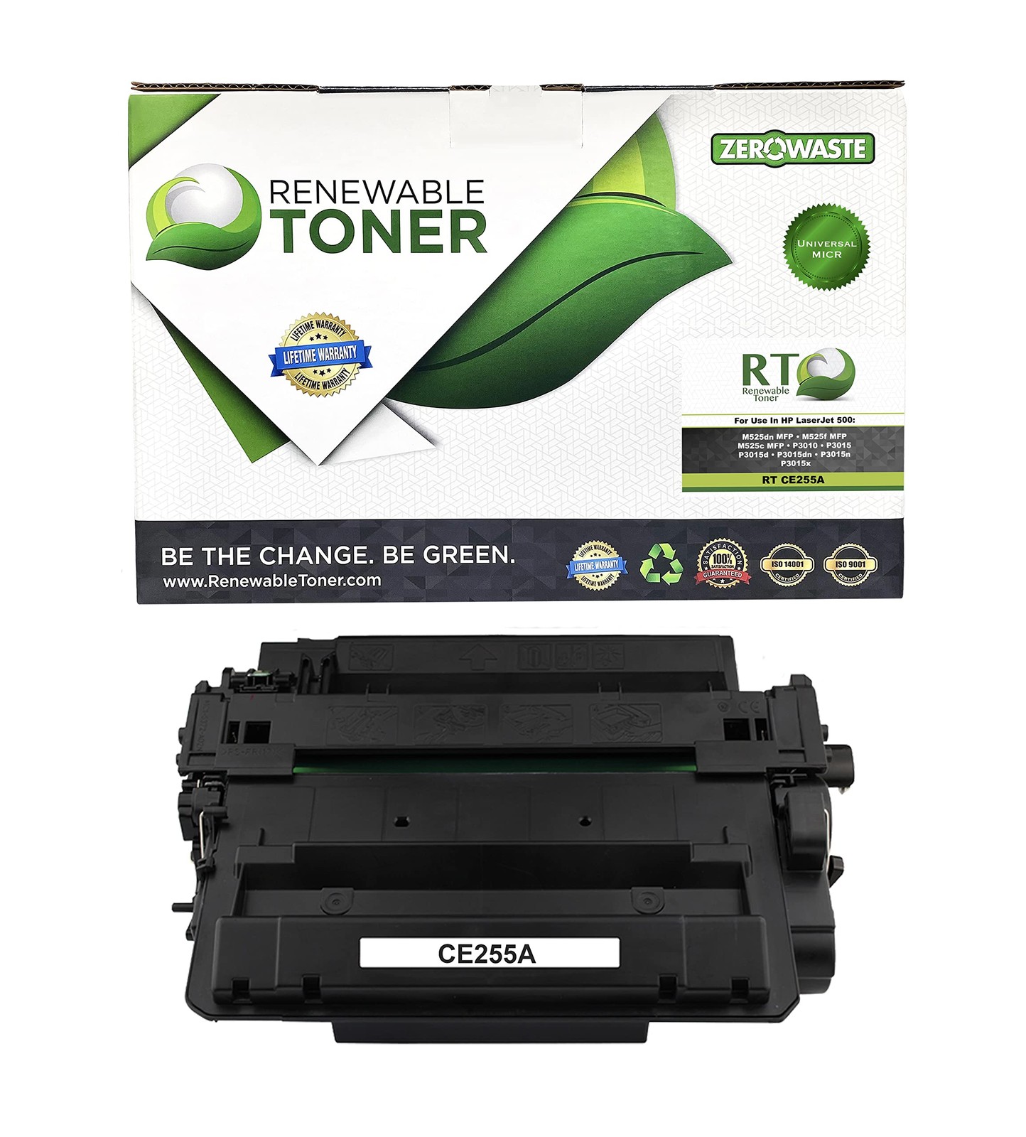 Renewable Toner Compatible Universal MICR Cartridge MICR, Black