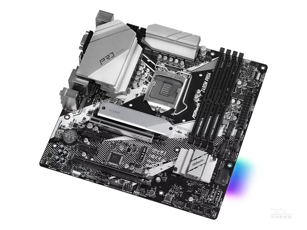 ASRock Z490M Pro4 LGA 1200 Micro ATX Motherboard DDR4 SATA 6Gb/s HDMI