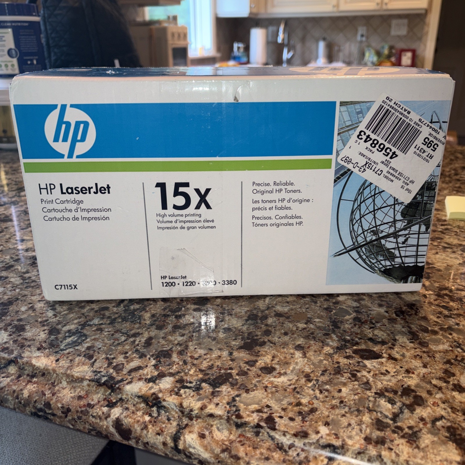Genuine OEM HP LaserJet 15X (C7115X) Black SEALED Toner Cartridge