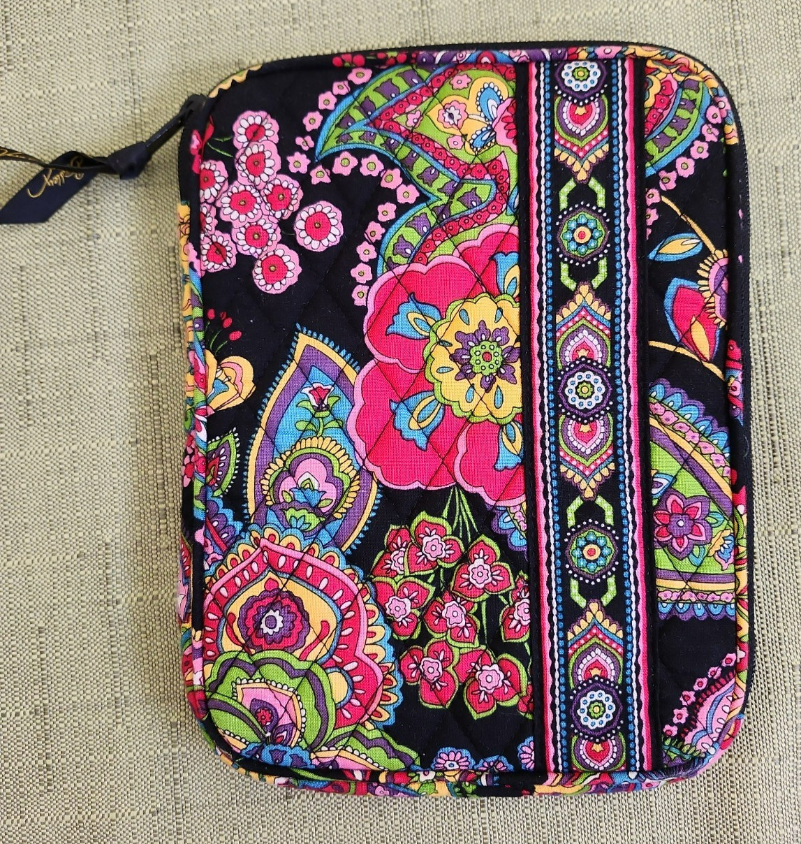 Vera Bradley Symphony on Hue (Retired Print) E-Reader Zippered Sleeve/Cover Case