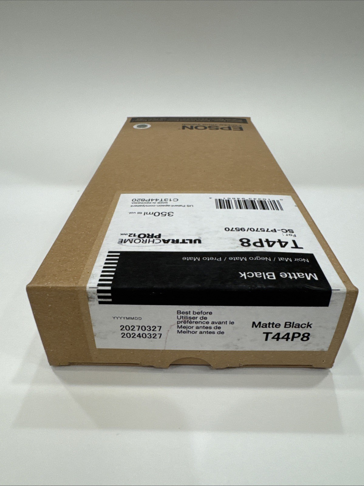 Epson T44P8 Matte Black UltraChrome PRO12 Ink Cartridge 350ml SC-P7570/9570