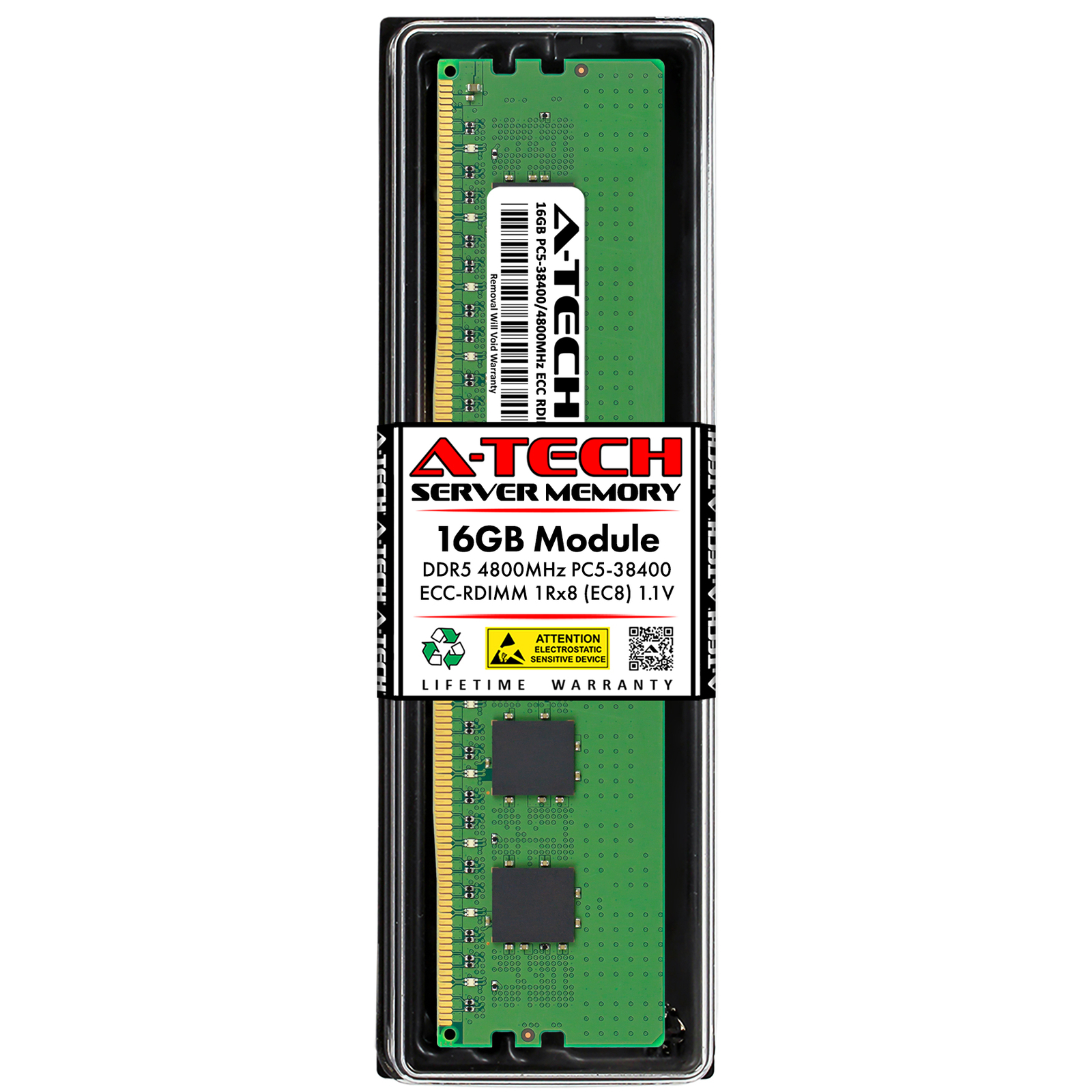 16GB DDR5 PC5-38400R RDIMM Replacement for Micron MTC10F1084S1RC48BA1 Memory RAM