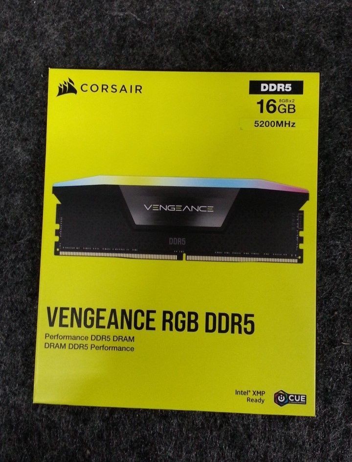 CORSAIR CMH16GX5M2B5200C40 Vengeance RGB DDR5 Memory Modules 16GB (2x 8GB) DDR5