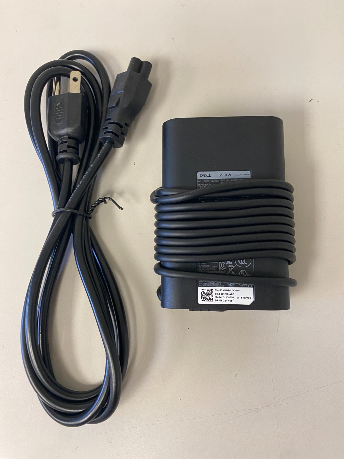NEW OEM 65W USB C Adapter Charger Dell 0GJJYR LA65NM170 2WDR5 2YK0F GJJYR