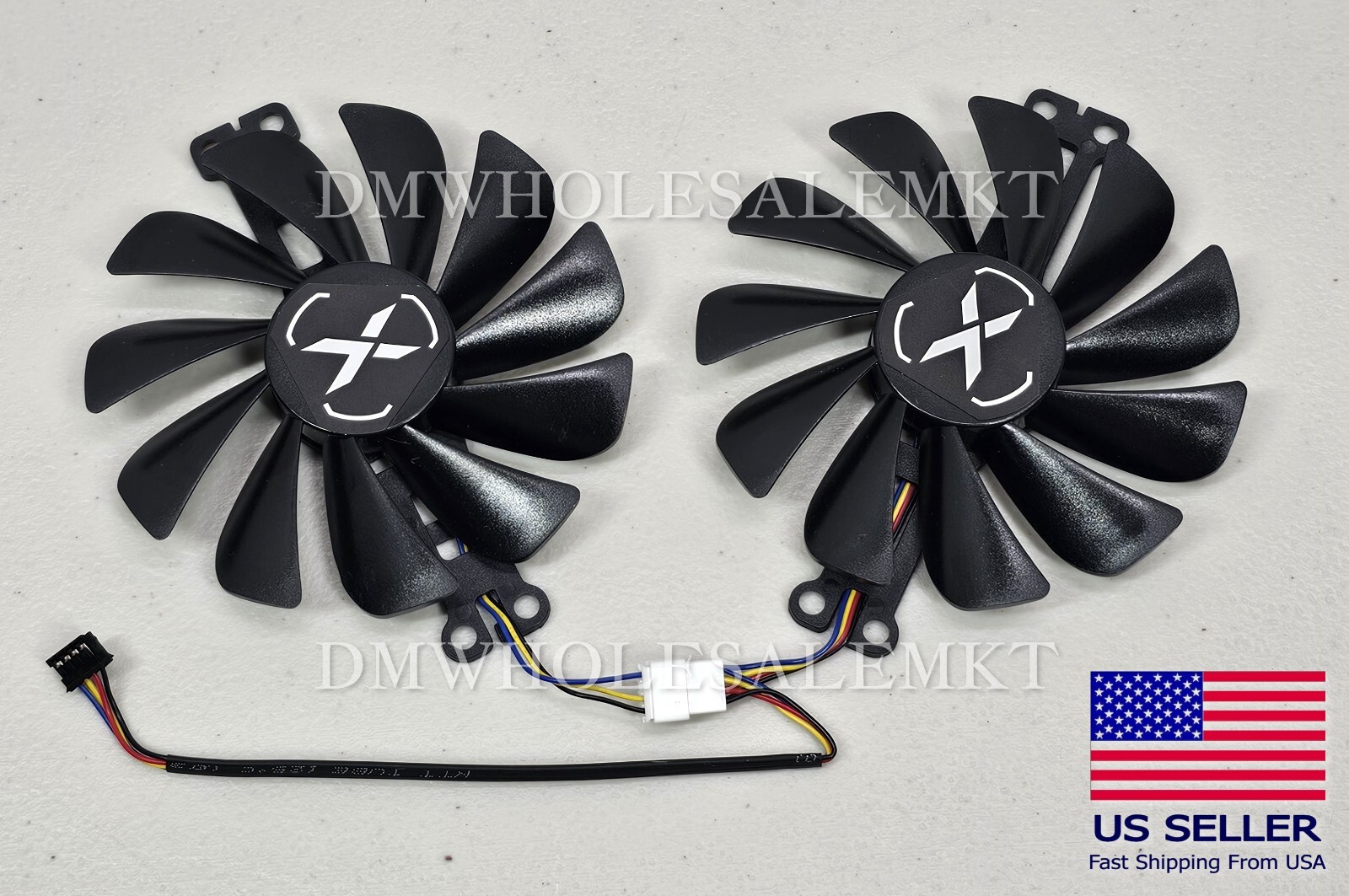 GPU Fan Cooler Replacement For XFX Speedster SWFT 210 RX 6600 6600 XT 6650 XT