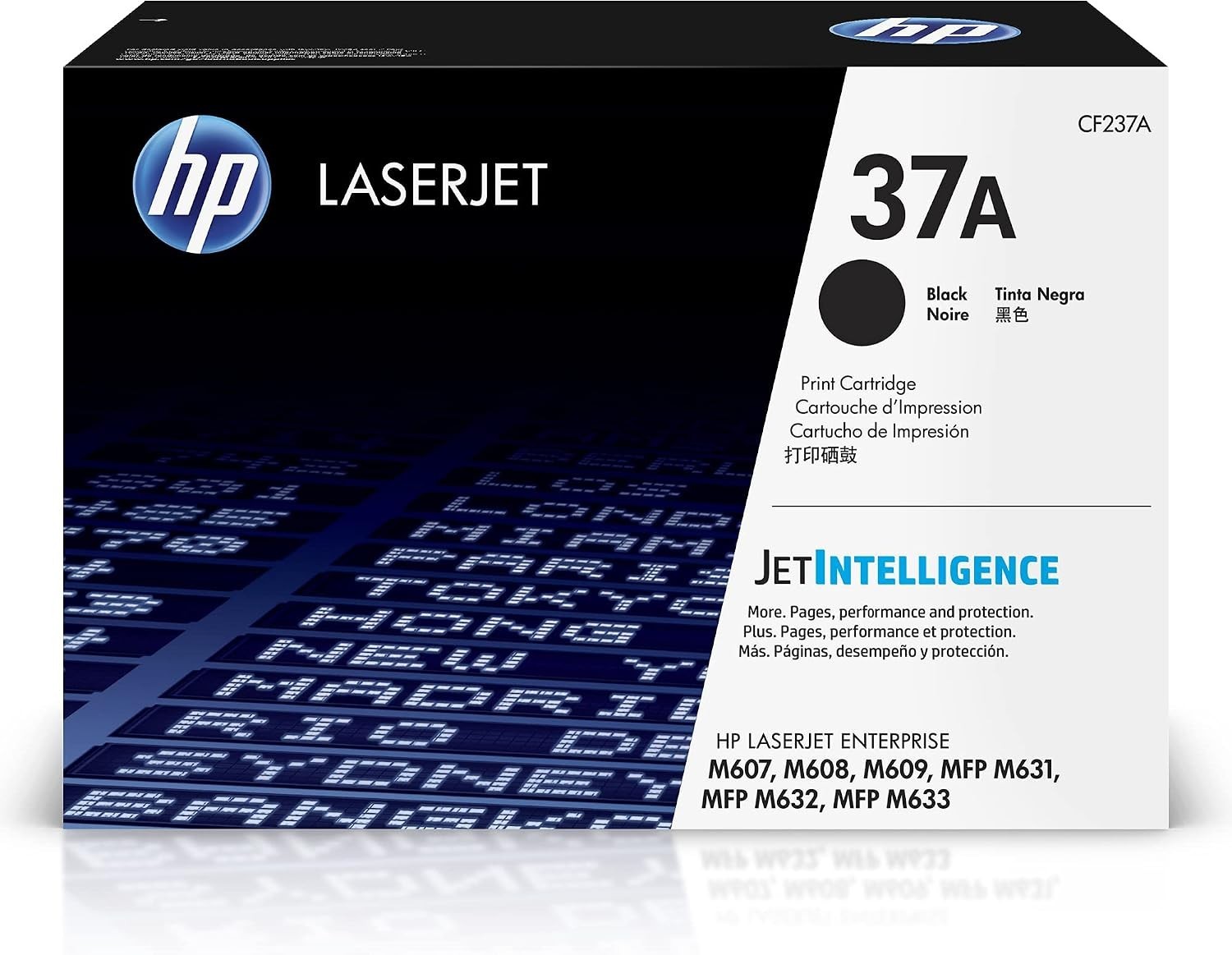 HP 37A LaserJet Toner Cartridge CF237A Black for M607 M608 M609 M631 M632 M633